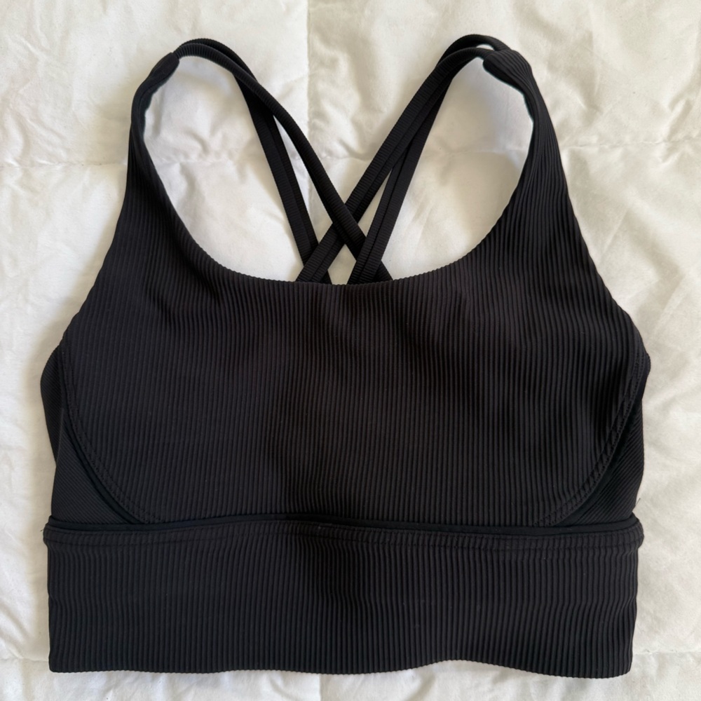Lululemon ribbed crop top sports bra